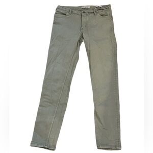 Mango Men's Sage Green Slim Jeans